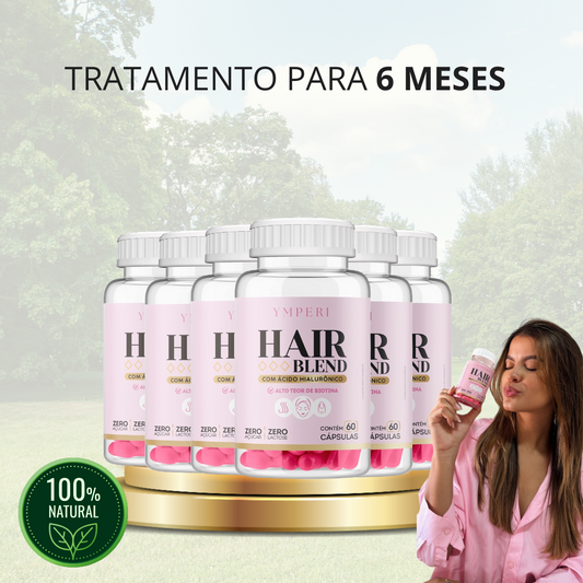 6 Potes Hair Blend + Frete Grátis